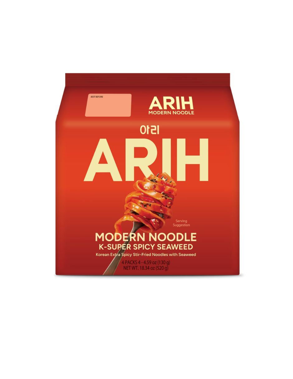Fideos Coreanos ARIH Algas Picantes Coreanas 4 Pack