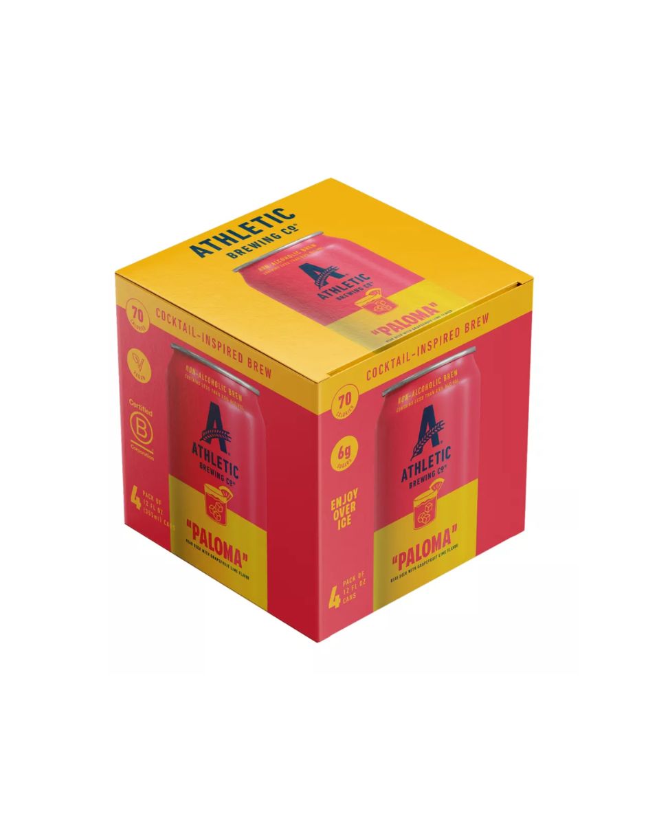 Cerveza Sin Alcohol Paloma Athletic 4 pack de 355 ml