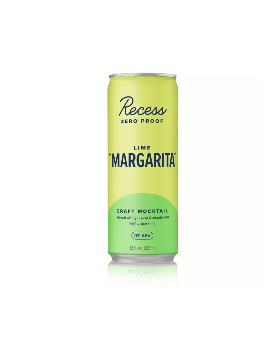 Cóctel Sin Alcohol Recess Margarita Lima 4 pack de 355 ml