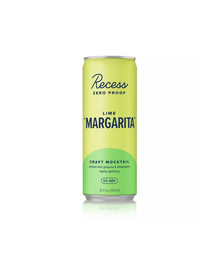 Cóctel Sin Alcohol Recess Margarita Lima 4 pack de 355 ml