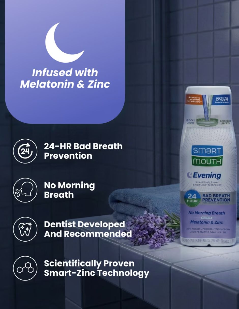Enjuague Bucal SmartMouth Nocturno 473 ml