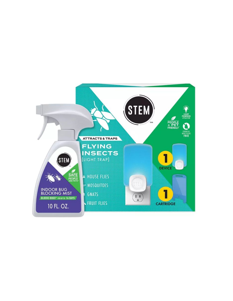 Kit Antimosquitos STEM Trampa Luz + Aerosol 295 ml