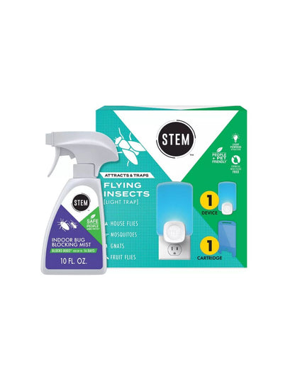Kit Antimosquitos STEM Trampa Luz + Aerosol 295 ml