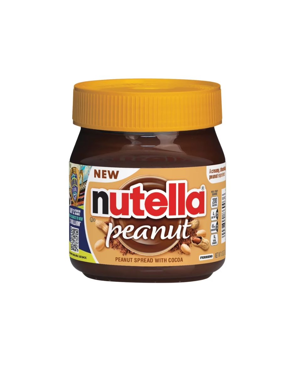 Crema Untable Nutella Cacahuate Chocolate 368 g