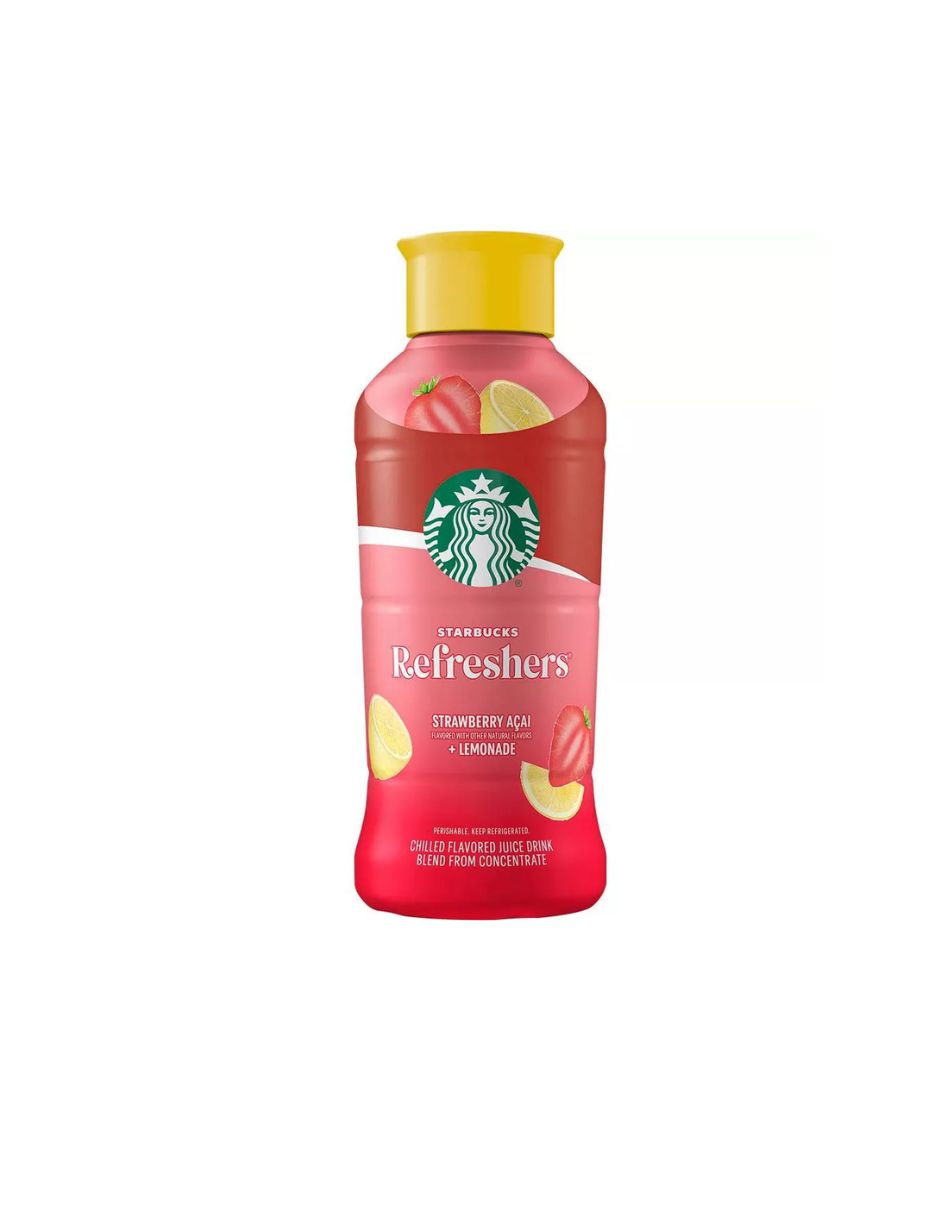 Bebida Starbucks Refreshers Fresa Acai con limonada  1.2 L