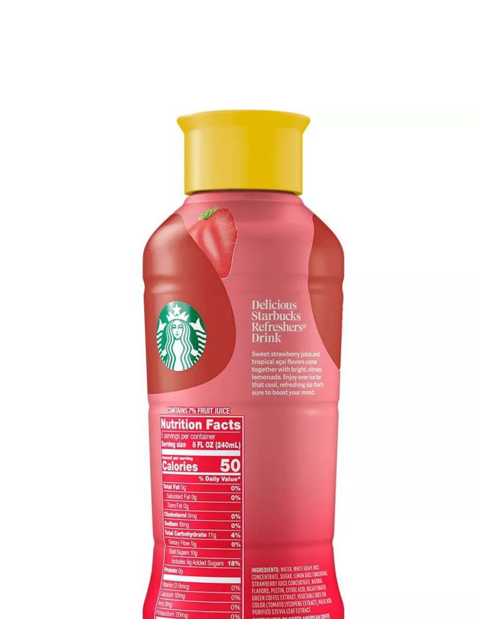 Bebida Starbucks Refreshers Fresa Acai con limonada  1.2 L