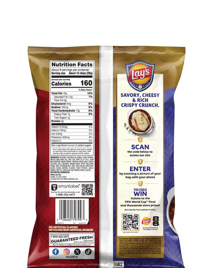 Papas Onduladas Lay’s Cebolla Francesa Edición Limitada 212 g