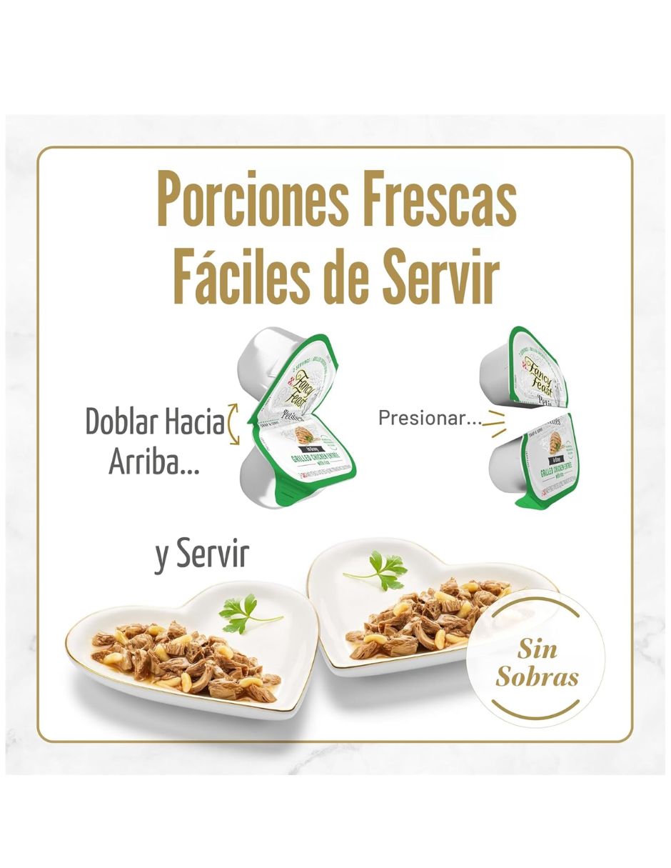Comida Húmeda Fancy Feast Petites 48 Porciones