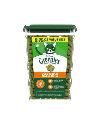 Premios Dentales Greenies Pollo Gato Adulto 277 g