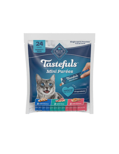 Premios Cremosos Blue Buffalo Gato 24 Tubos 340 g