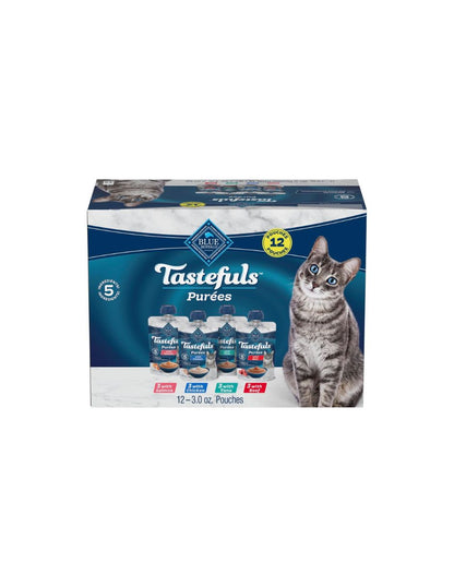 Alimento húmedo Puré Blue Buffalo Tastefuls Gato Surtido 12 Bolsas