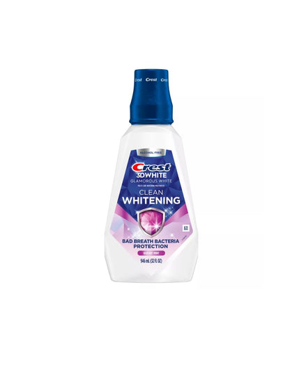 Enjuague Bucal Crest 3D White Sin Alcohol 946 ml