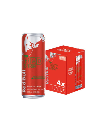 Bebida Energética Red Bull Sandía 4 Latas 355 ml