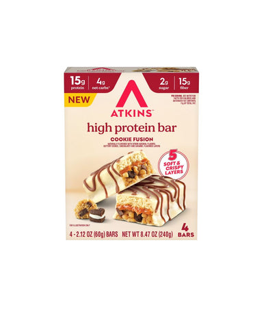 Barras Atkins Alta Proteína Bajo Azúcar 240 g (variedad)