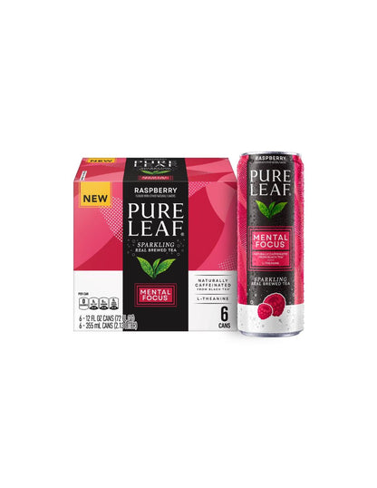 Té Helado Pure Leaf Mental Focus Preparado con Gas 6 latas (variedad)