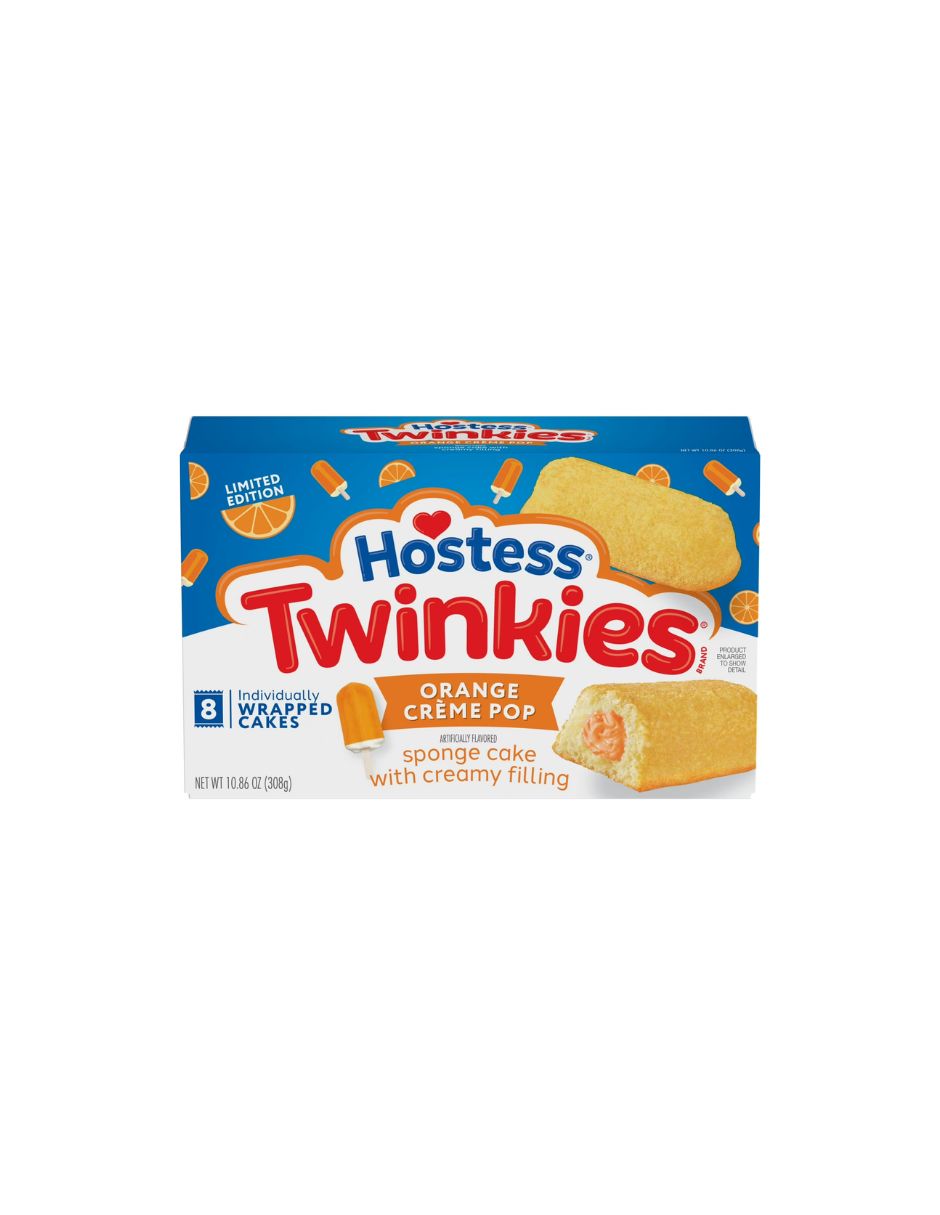 Pastelitos Hostess Twinkies Crema Naranja Edición Limitada 308 g