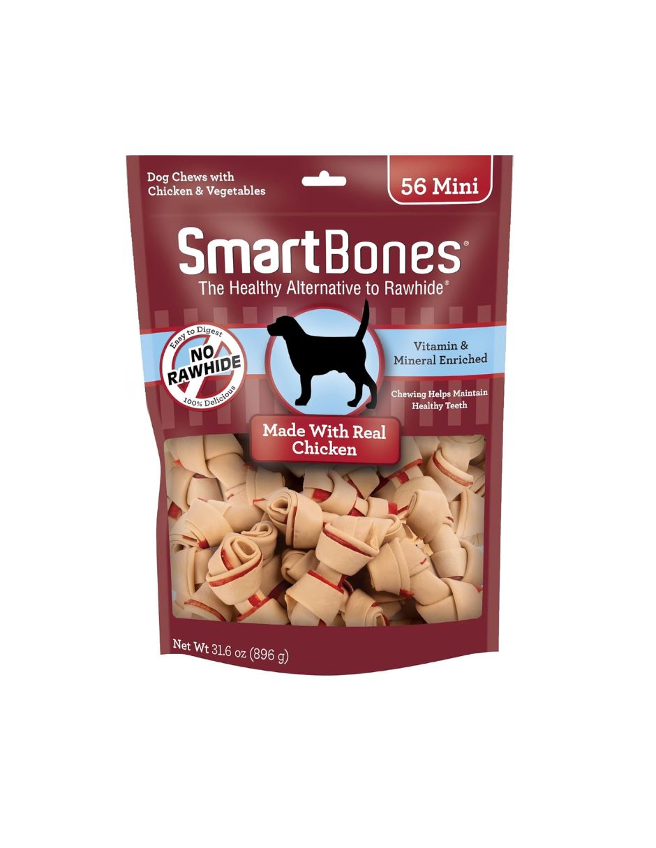 Huesos SmartBones Mini con Pollo 56 Piezas