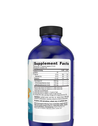 Omega 3 Infantil Nordic Naturals DHA Fresa 237 ml