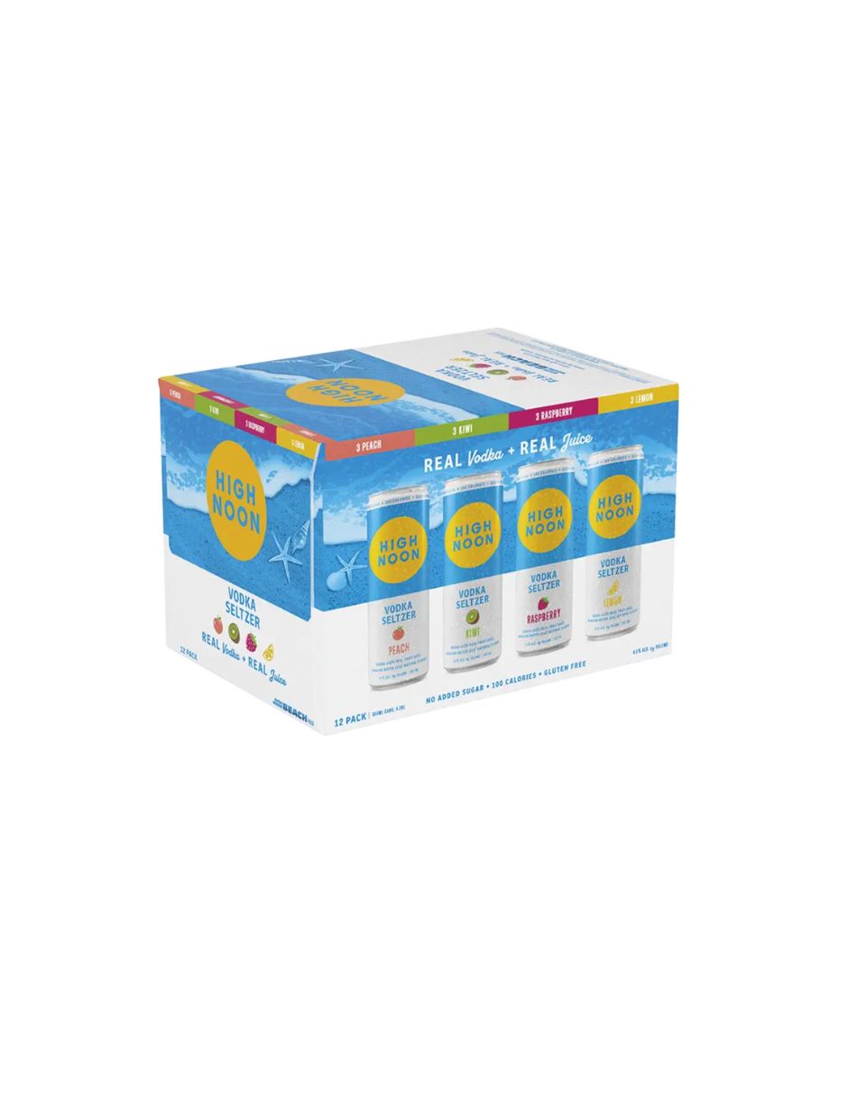 High Noon Hard Seltzer Beach Surtido 12 Latas 355 ml