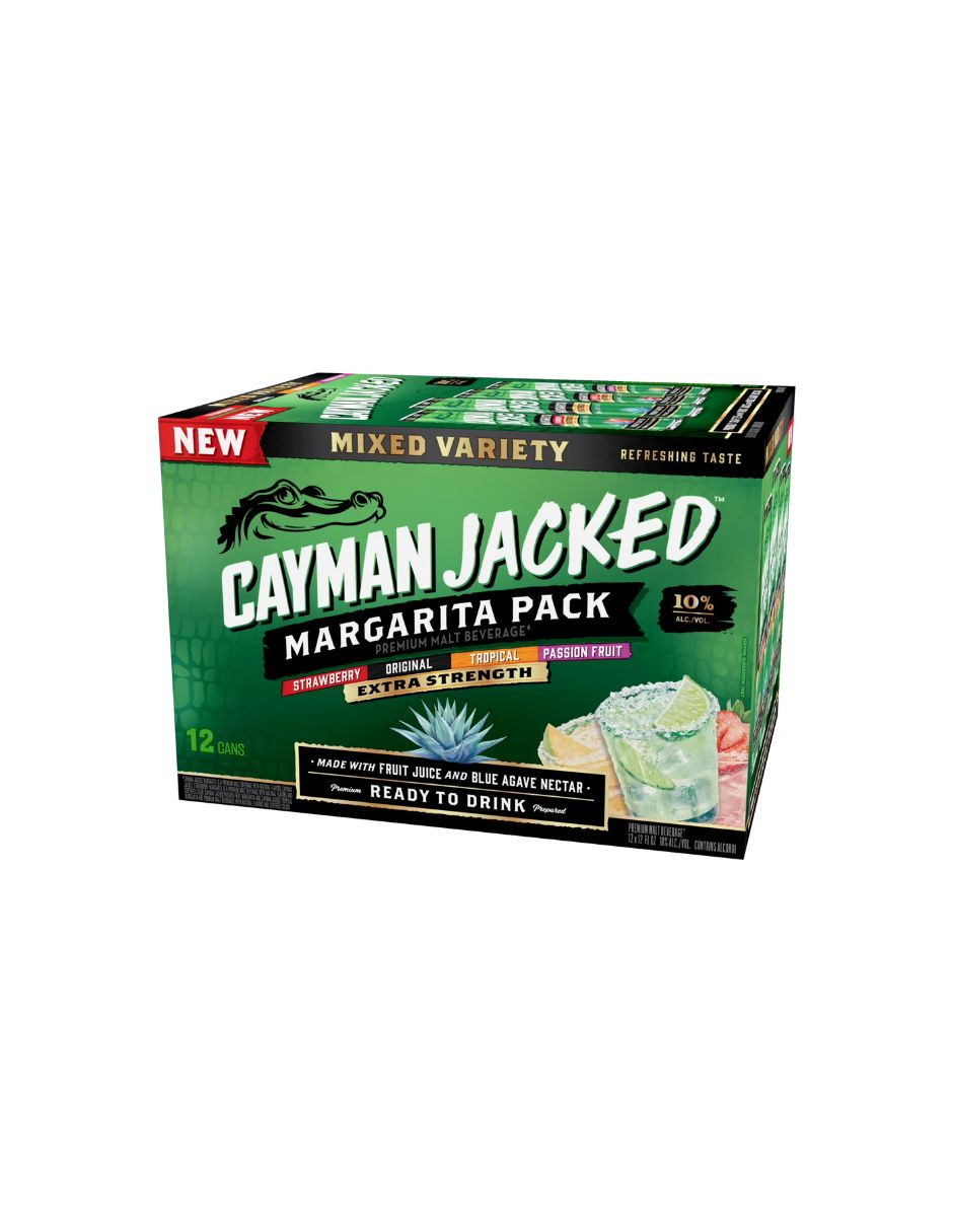 Cayman Jacked Margarita Surtido 12 Latas