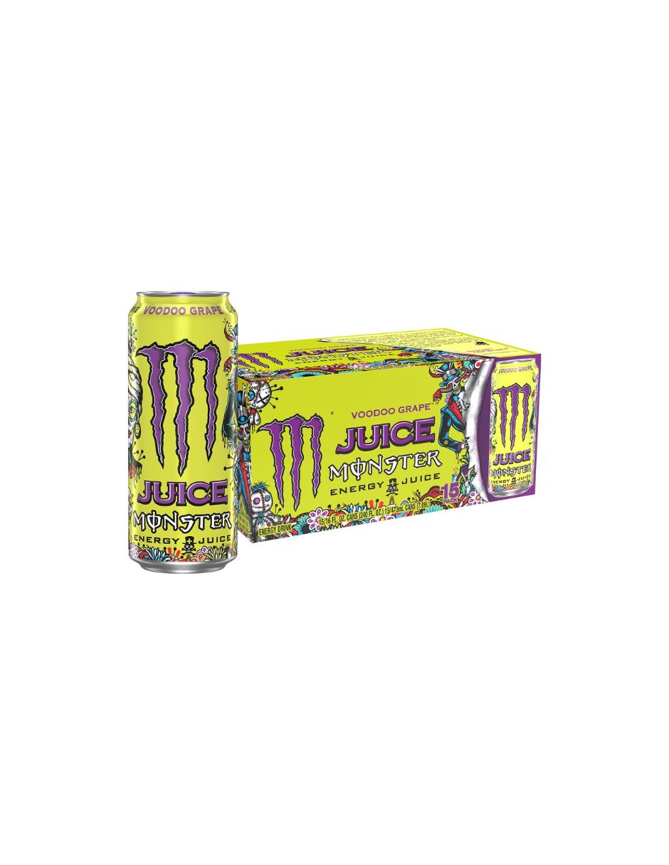 Monster Voodoo Grape Bebida Energética 15 Latas 7.1 L