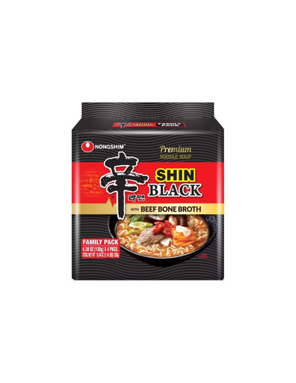 Sopa Shin Black Nongshim Picante 4 pack