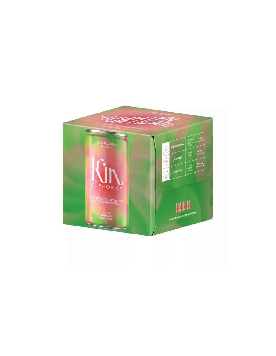 Kin Euphorics Bloom Sin Alcohol 4 Latas 948 ml
