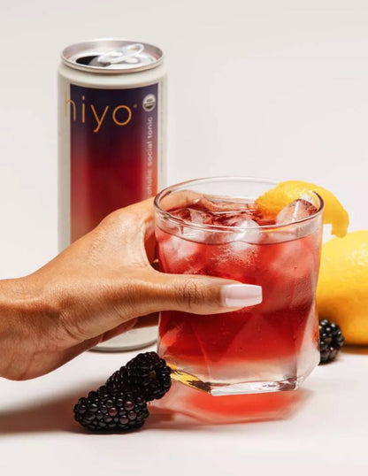 Hiyo Mora y Limón Sin Alcohol 4 Latas 1.42 L