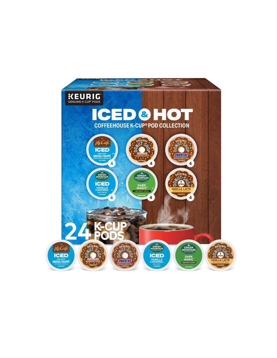 Cápsulas Keurig Surtido Café Frío y Caliente 24 Pzas