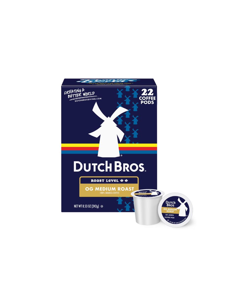 Cápsulas Dutch Bros OG Tueste Medio 22 Pzas K-Cup