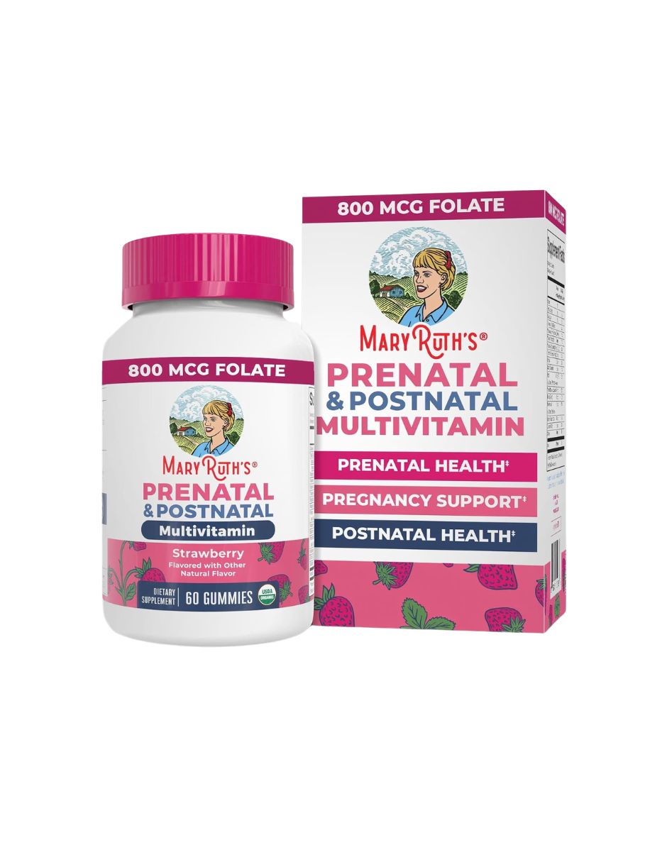 Gomitas Prenatales MaryRuth Organics 60 Pzas 30 Porciones