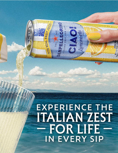 Agua Mineral SanPellegrino Ciao Limoncello 6 Latas