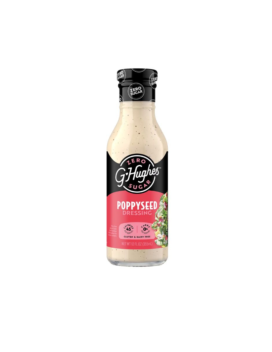G Hughes Aderezo Semillas de Amapola Sin Azúcar 355 ml