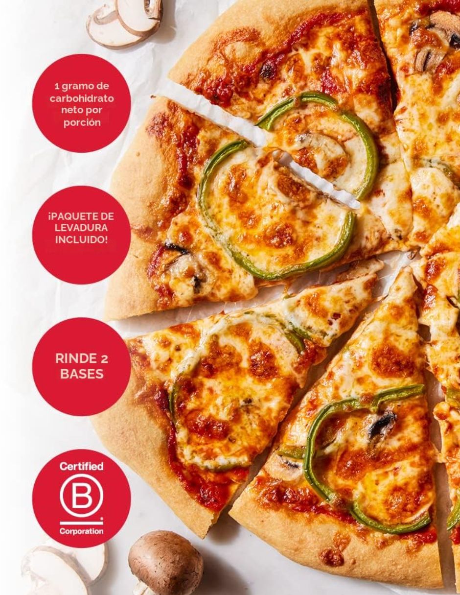King Arthur Mezcla para Pizza Keto 291 g