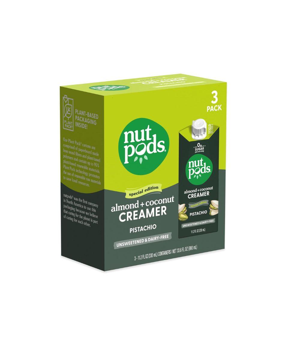 Nutpods Crema Pistacho Sin Lácteos 330 ml pack de 3