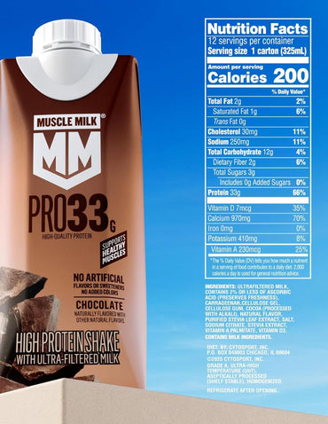 Batido de Proteína Muscle Milk Chocolate 325 ml x12