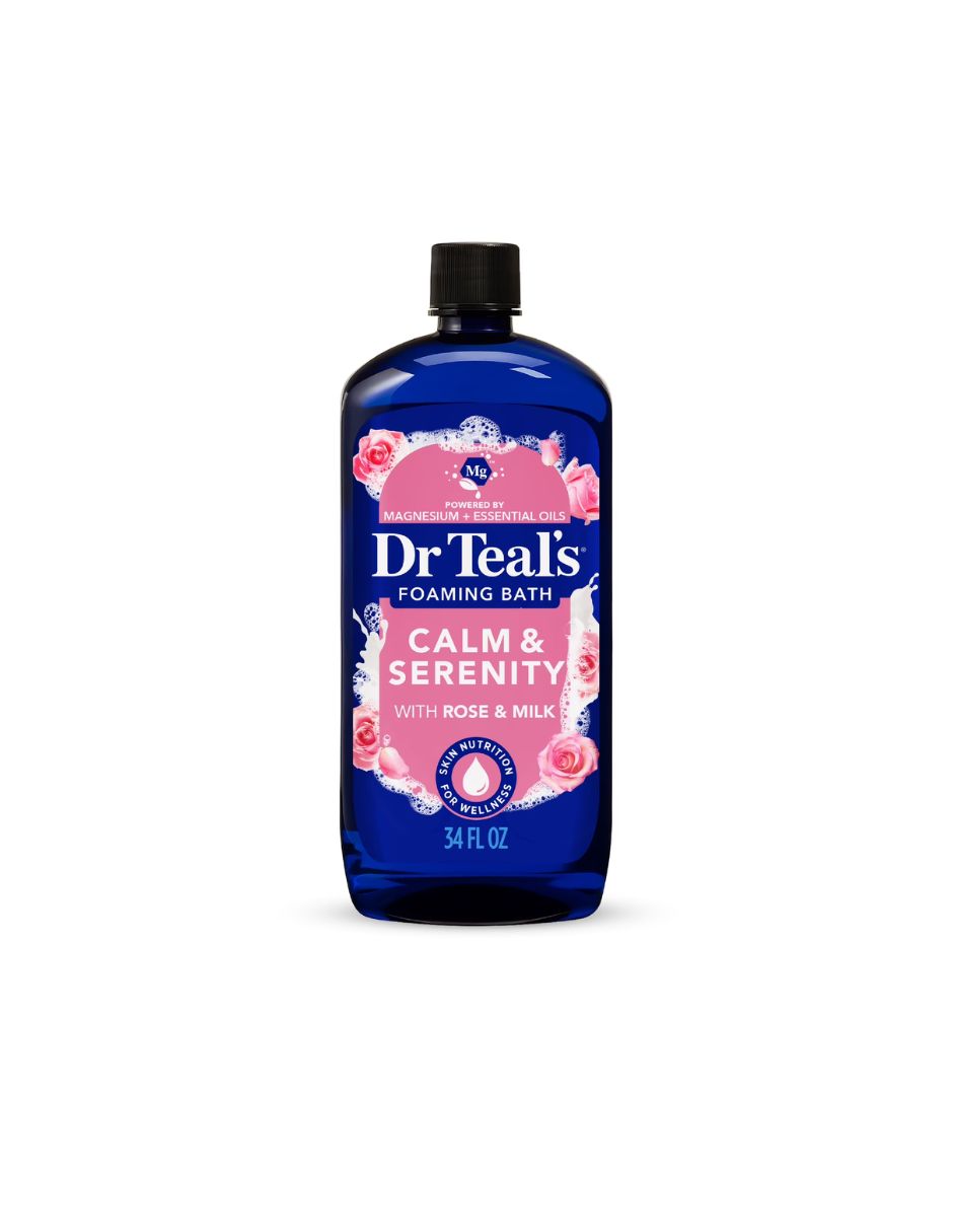 Baño Espumoso Dr Teal’s Rosa y Leche 1 L