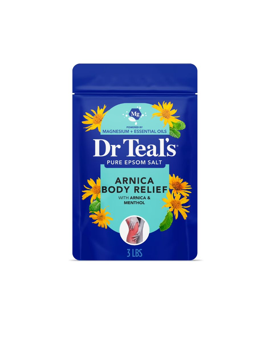 Sales de Epsom Dr Teal’s Árnica y Mentol 1.36 kg