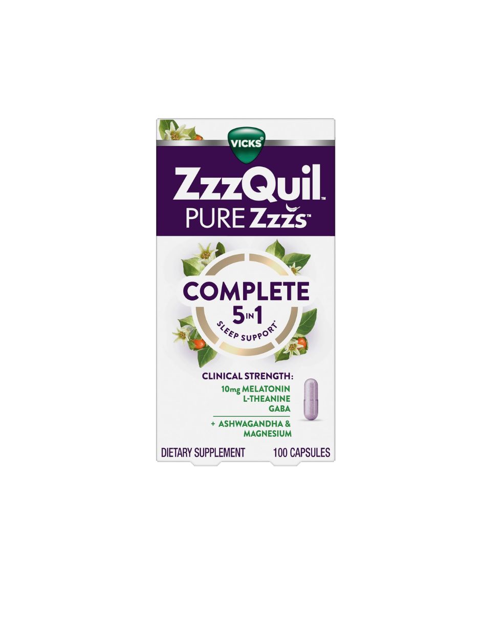 Suplemento ZzzQuil Pure Zzzs Melatonina 10 mg 100 cápsulas