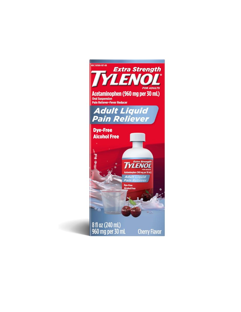 Suspensión Oral Tylenol Cereza Sin Colorantes 240 ml