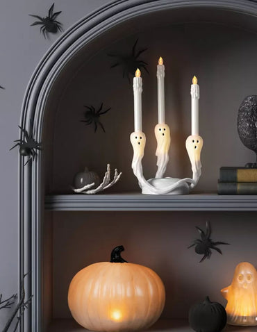 Candelabro Hyde and EEK Fantasmas con Luz 36 cm