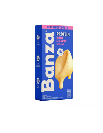 Macarrones Banza Cheddar Blanco con Proteína 156 g