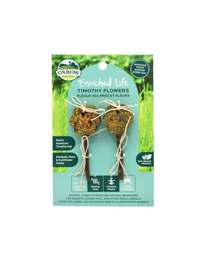 Juguete Oxbow Flor de Heno Timothy para Roedores