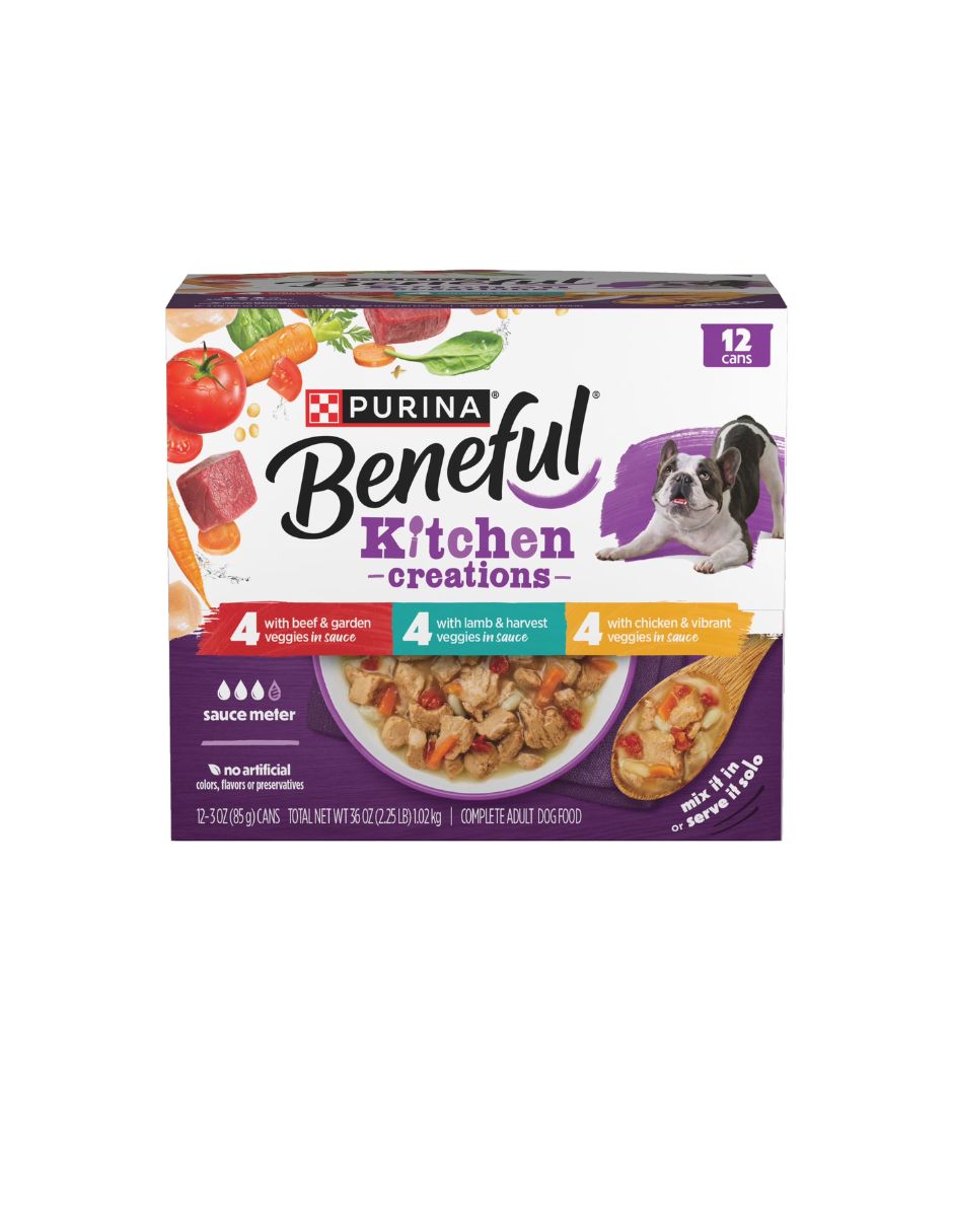 Alimento Húmedo Purina Beneful Surtido 85 g 12 latas