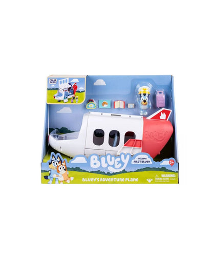 Avión de Aventuras Bluey con Figura y Accesorios