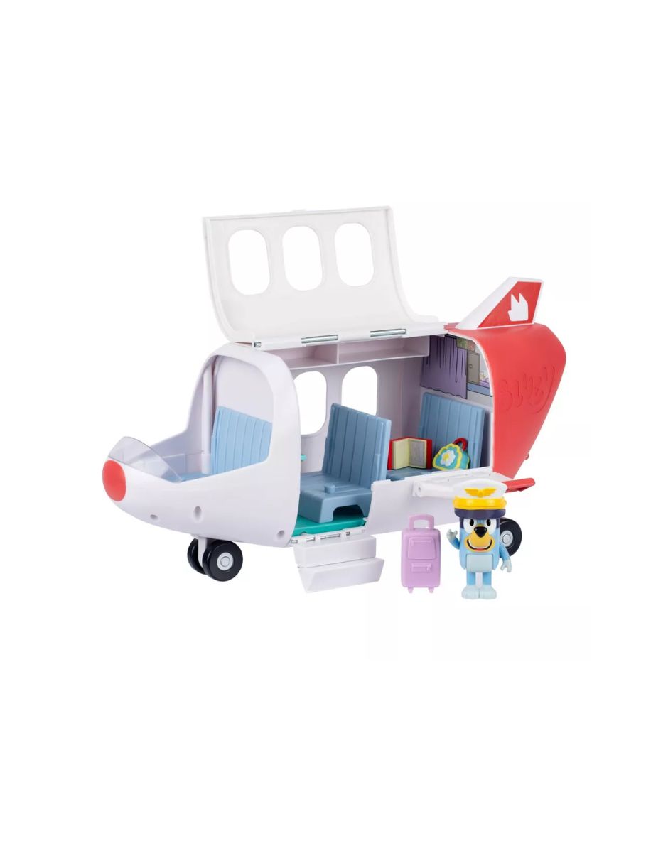 Avión de Aventuras Bluey con Figura y Accesorios