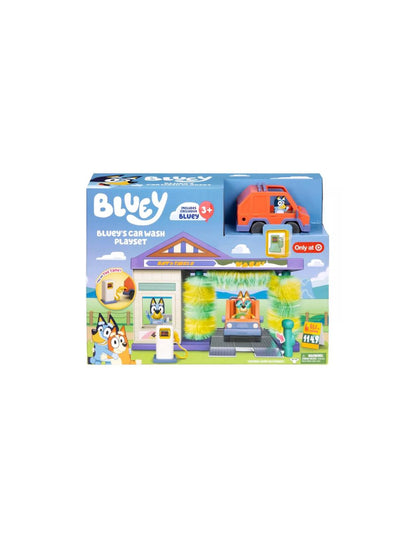 Autolavado Bluey con Vehículo y Figura 6 Piezas
