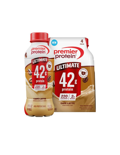 Batido Premier Protein Ultimate Café Latte 414 ml x4