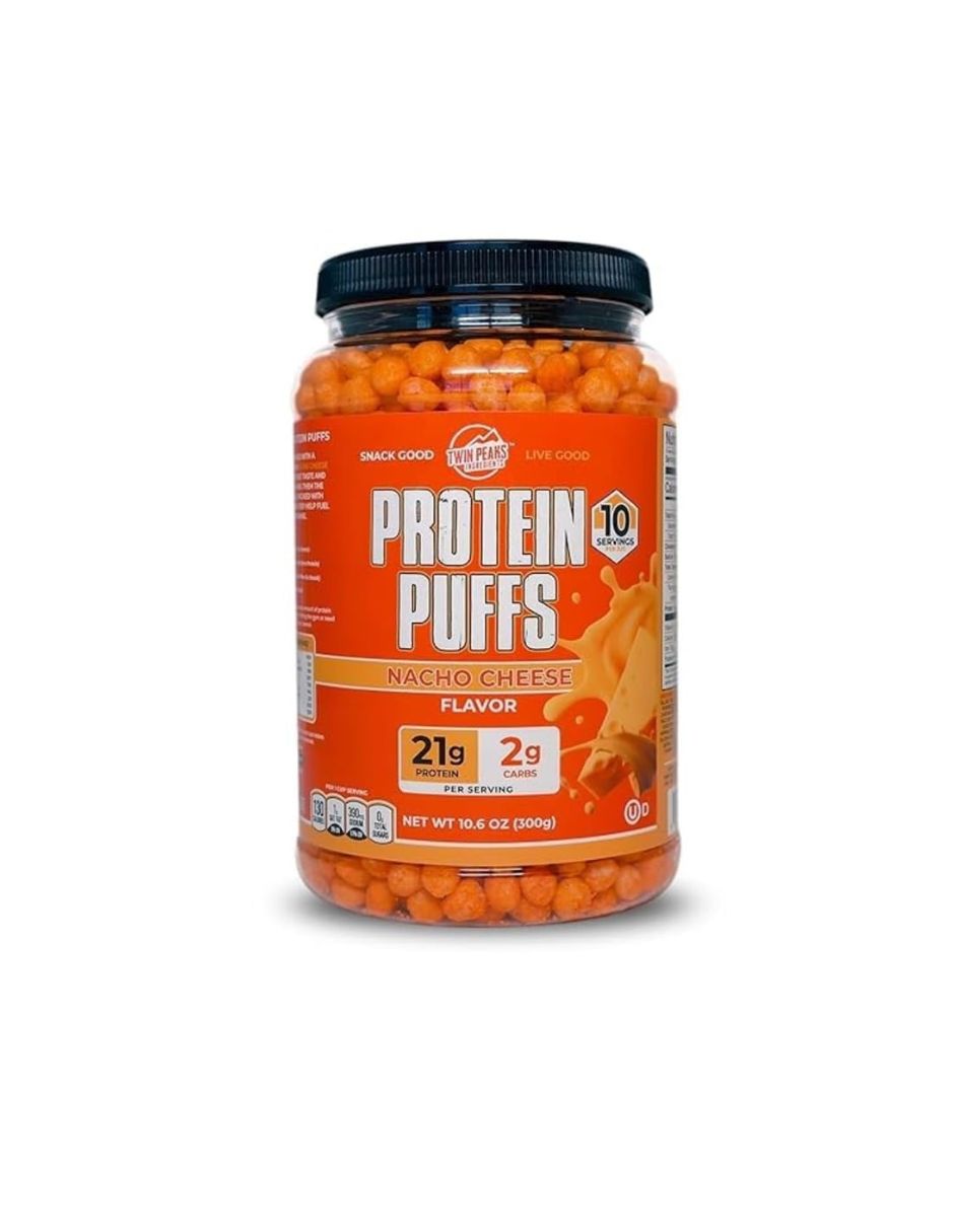 Botana Twin Peaks Protein Puffs Queso Nacho 300 g