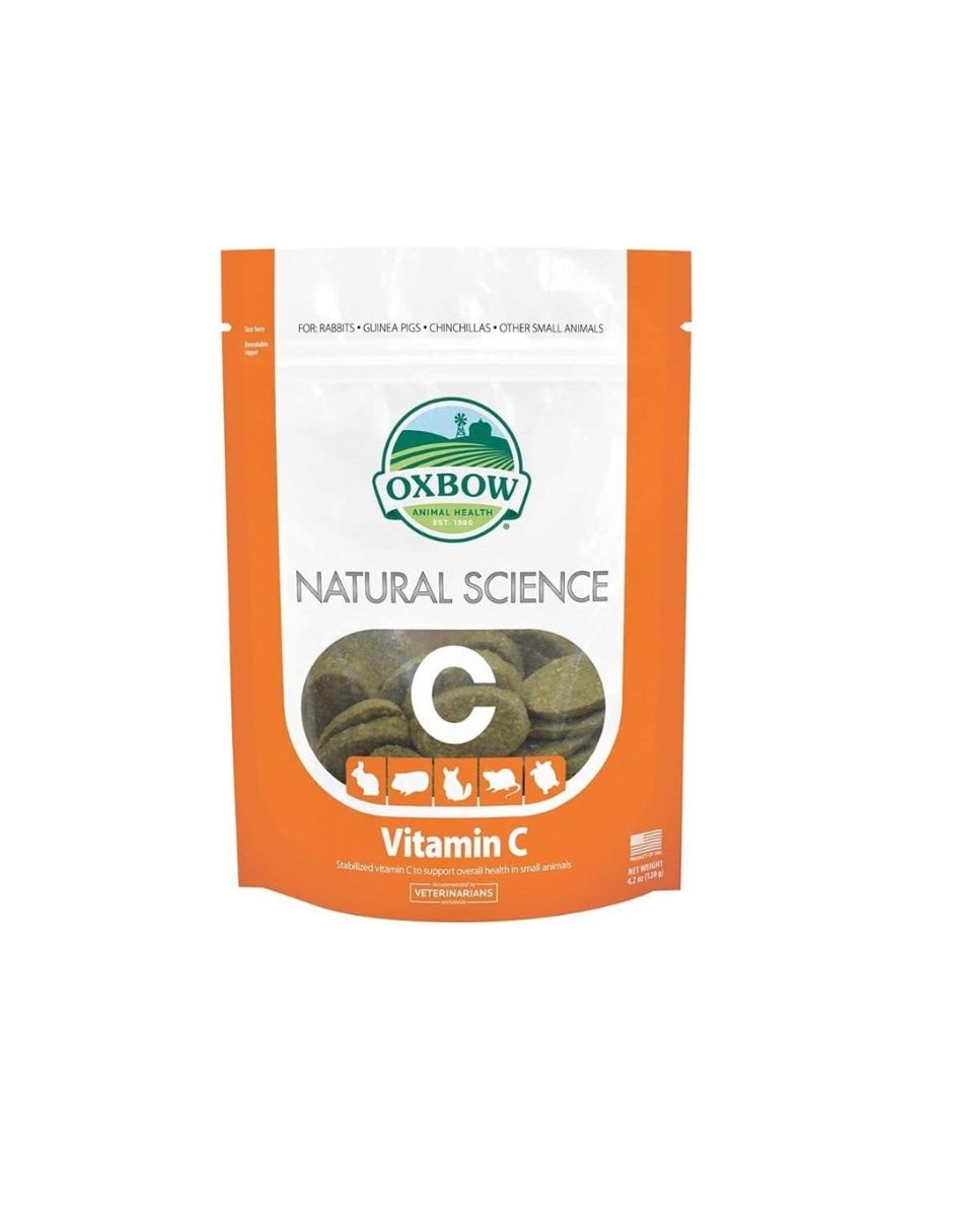 Suplemento Oxbow Vitamina C para Cuyos y Conejos 120gr